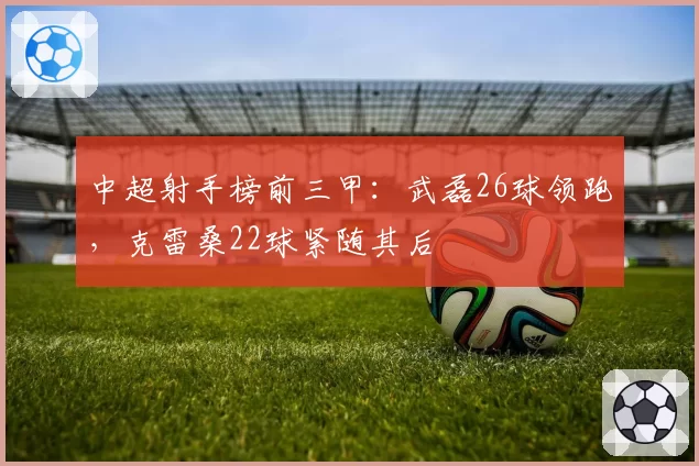 中超射手榜前三甲:武磊26球领跑,克雷桑22球紧随其后